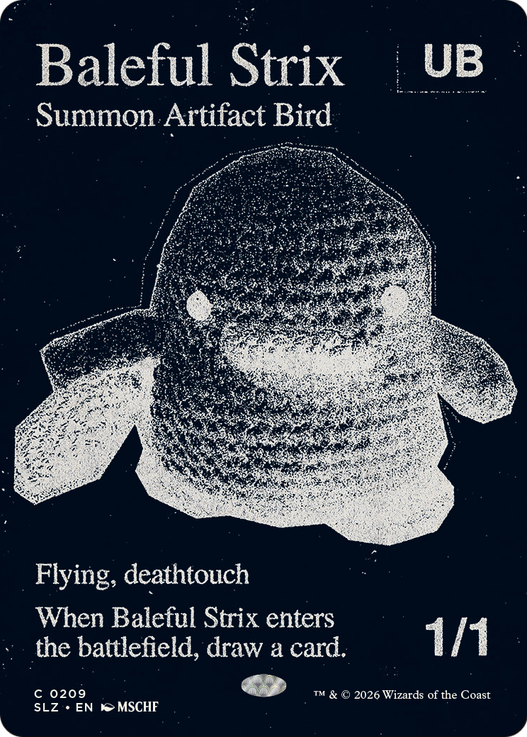 Baleful Strix (0209) [Secret Lair x MSCHF: The Zeta Set] | Card Citadel