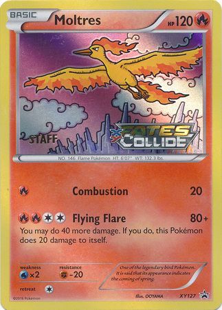 Moltres (XY127) (Staff) [XY: Black Star Promos] | Card Citadel