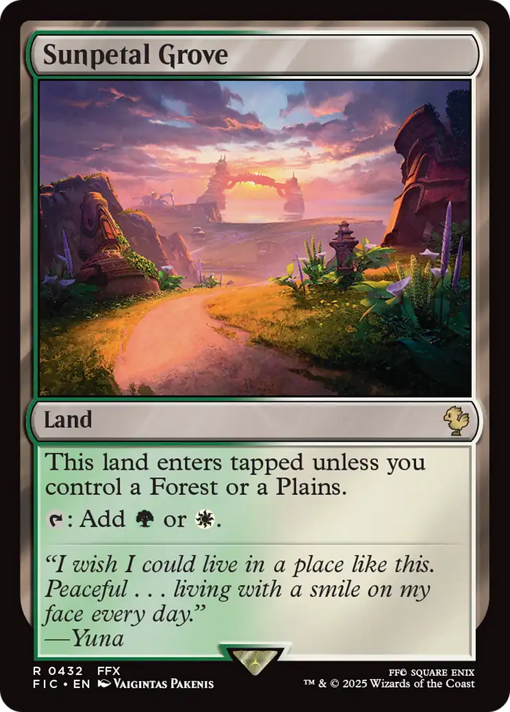 Sunpetal Grove [FINAL FANTASY Commander] | Card Citadel