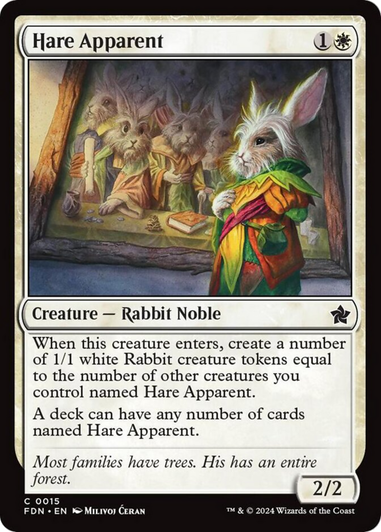 Hare Apparent [Foundations] | Card Citadel