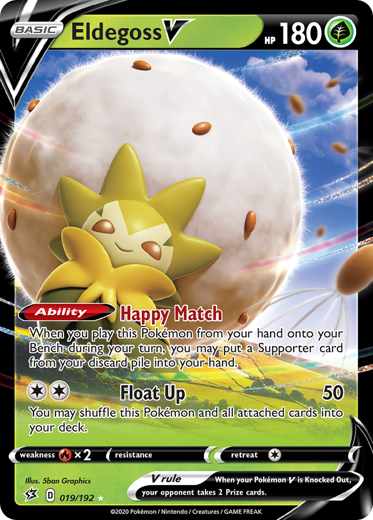 Eldegoss V (019/192) [Sword & Shield: Rebel Clash] | Card Citadel