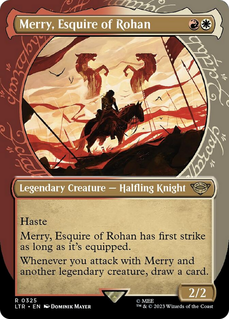 Merry, Esquire of Rohan (Showcase Ring Frame) [The Lord of the Rings: Tales of Middle-Earth] | Card Citadel