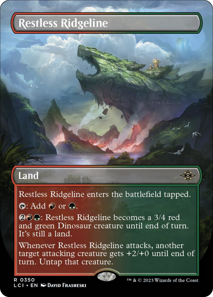 Restless Ridgeline (Borderless) [The Lost Caverns of Ixalan] | Card Citadel