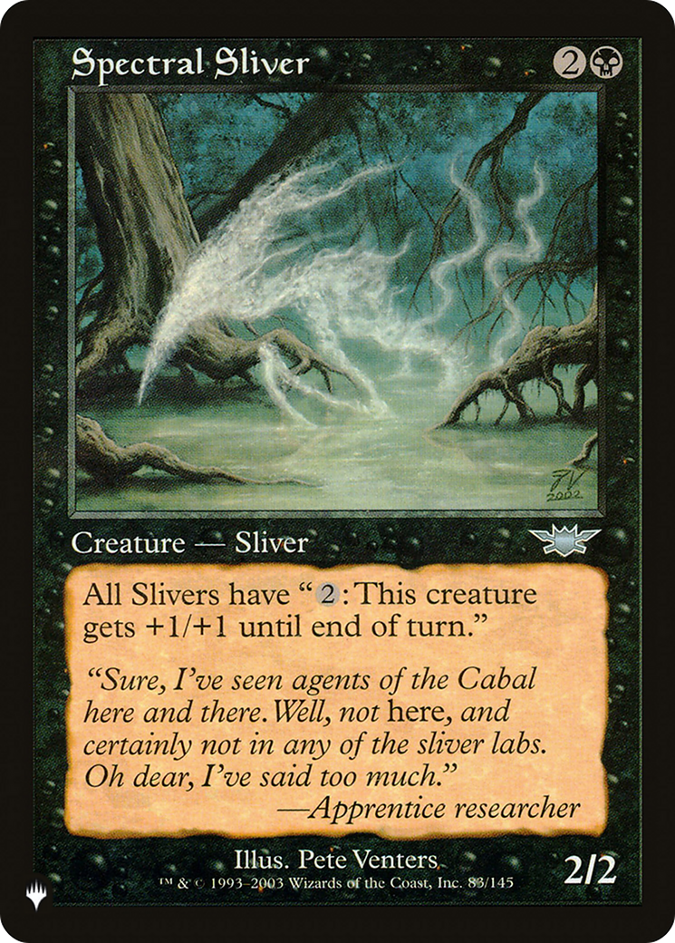 Spectral Sliver [The List Reprints] | Card Citadel