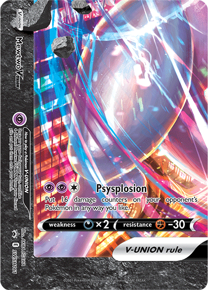 Mewtwo V-Union (SWSH161) [Sword & Shield: Black Star Promos] | Card Citadel