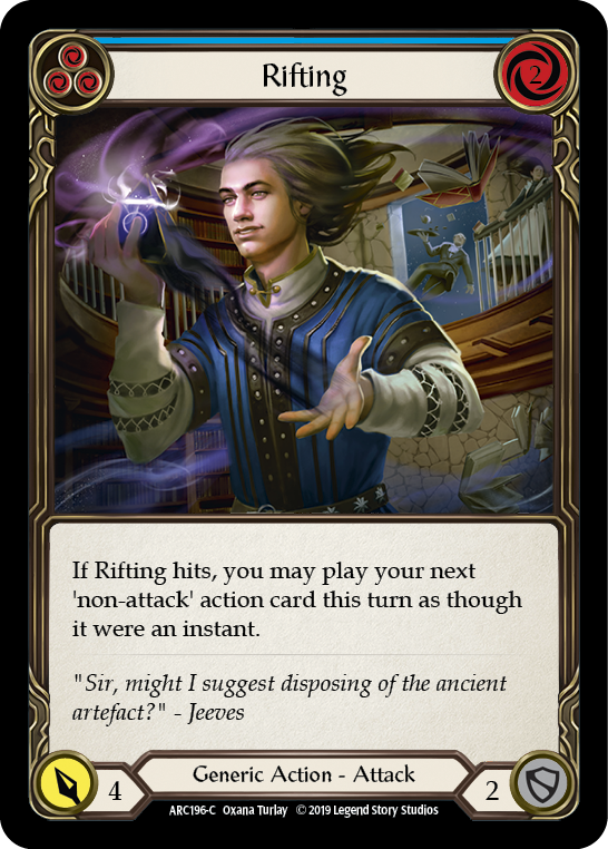 Rifting (Blue) [ARC196-C] (Arcane Rising)  1st Edition Rainbow Foil | Card Citadel