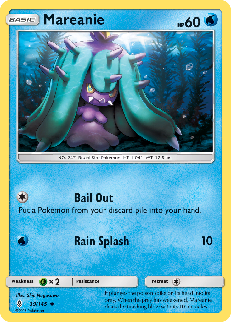 Mareanie (39/145) [Sun & Moon: Guardians Rising] | Card Citadel