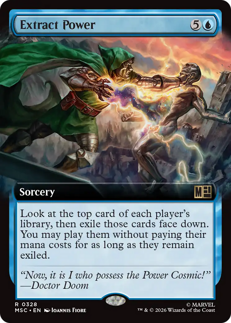 Extract Power (Extended Art) [Marvel Super Heroes Commander] | Card Citadel