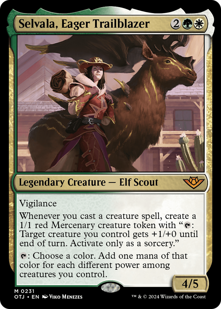 Selvala, Eager Trailblazer [Outlaws of Thunder Junction] | Card Citadel