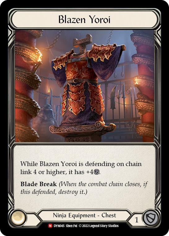 Blazen Yoroi [DYN045] (Dynasty) | Card Citadel