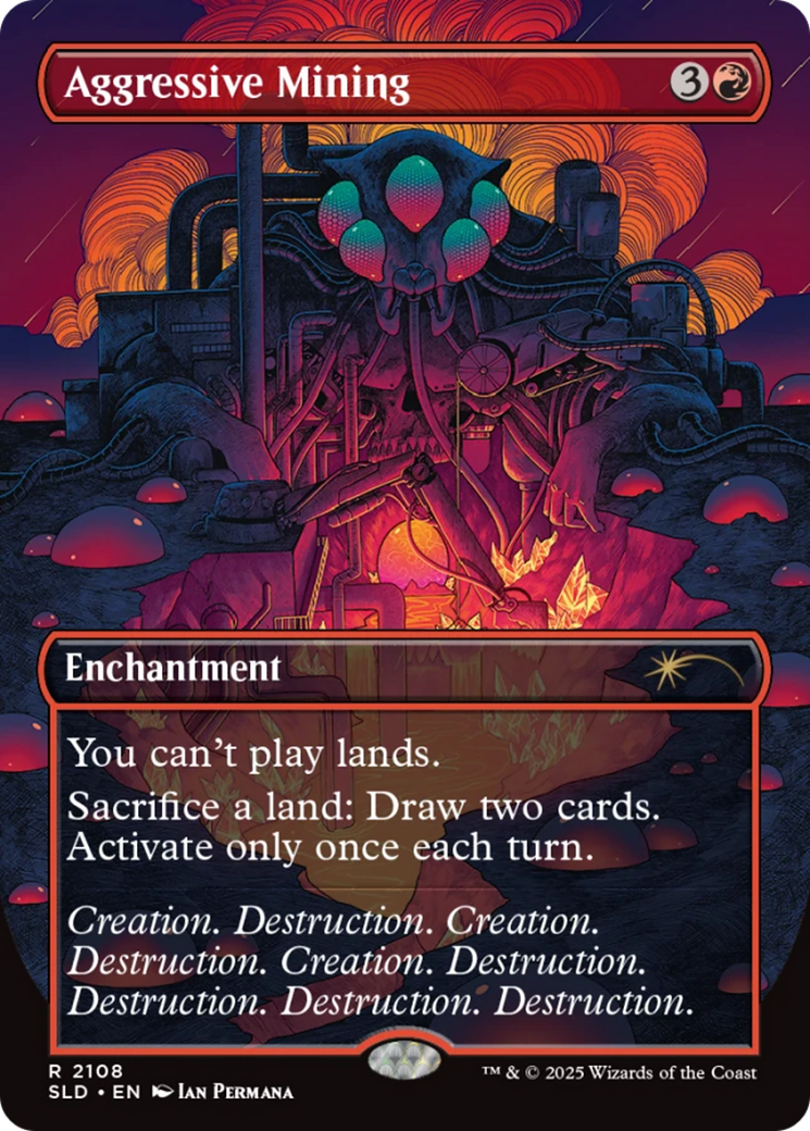 Aggressive Mining [Secret Lair Drop Series] | Card Citadel