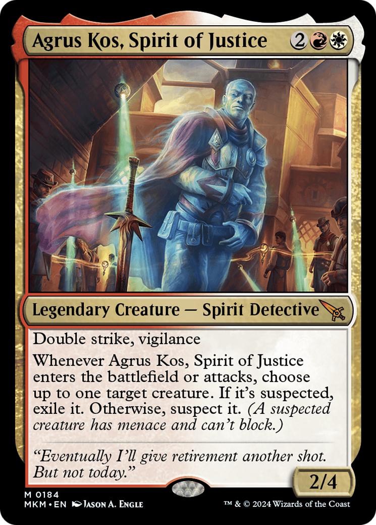 Agrus Kos, Spirit of Justice [Murders at Karlov Manor] | Card Citadel