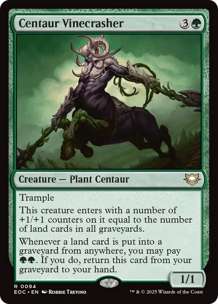 Centaur Vinecrasher [Edge of Eternities Commander] | Card Citadel