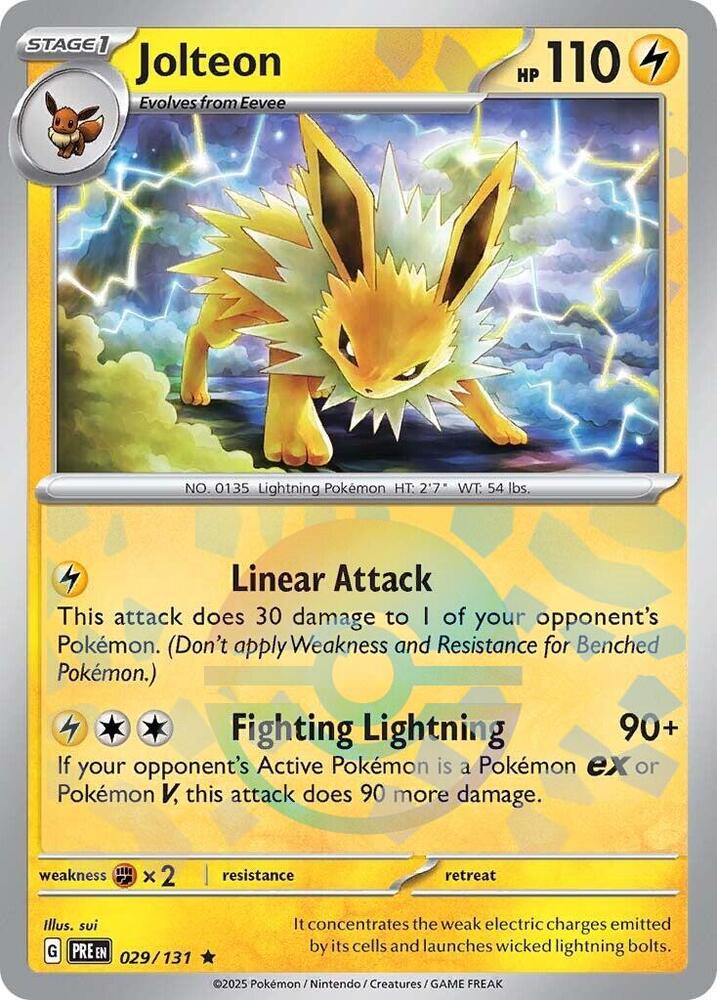 Jolteon (029/131) (Poke Ball Pattern) [Scarlet & Violet: Prismatic Evolutions] | Card Citadel