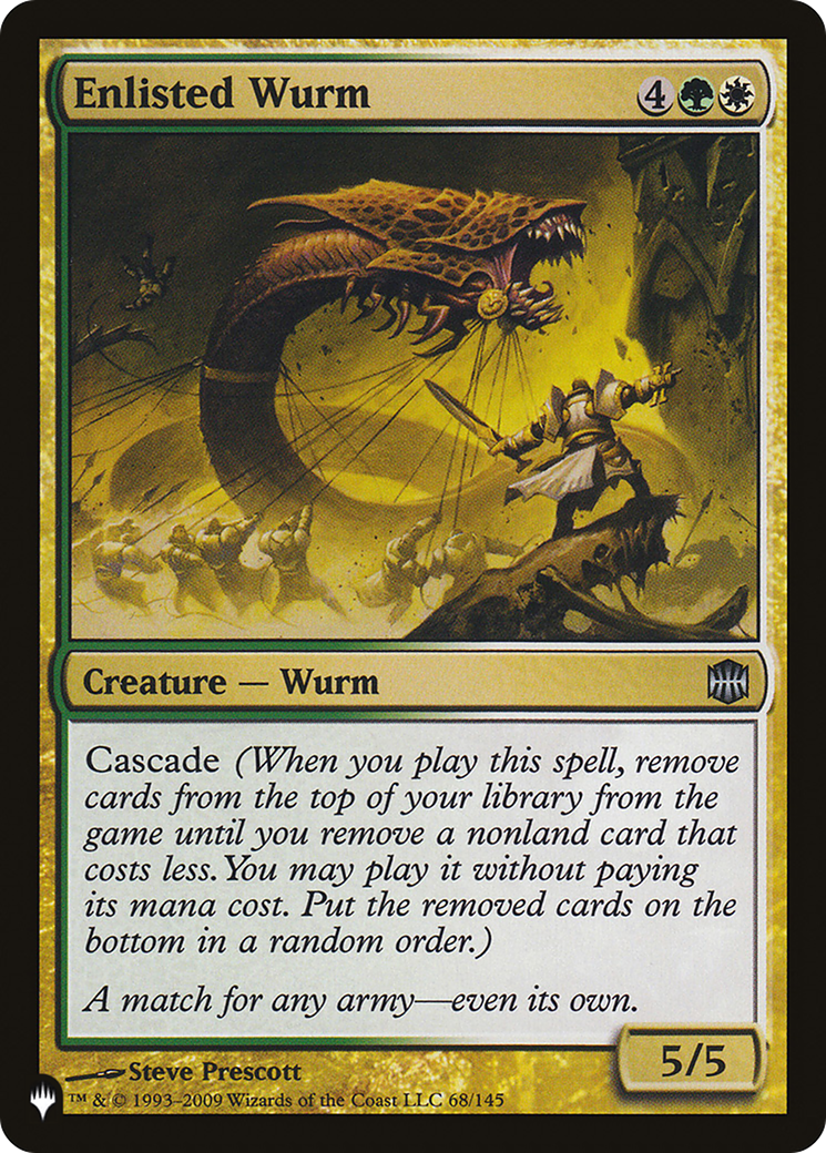 Enlisted Wurm [The List] | Card Citadel
