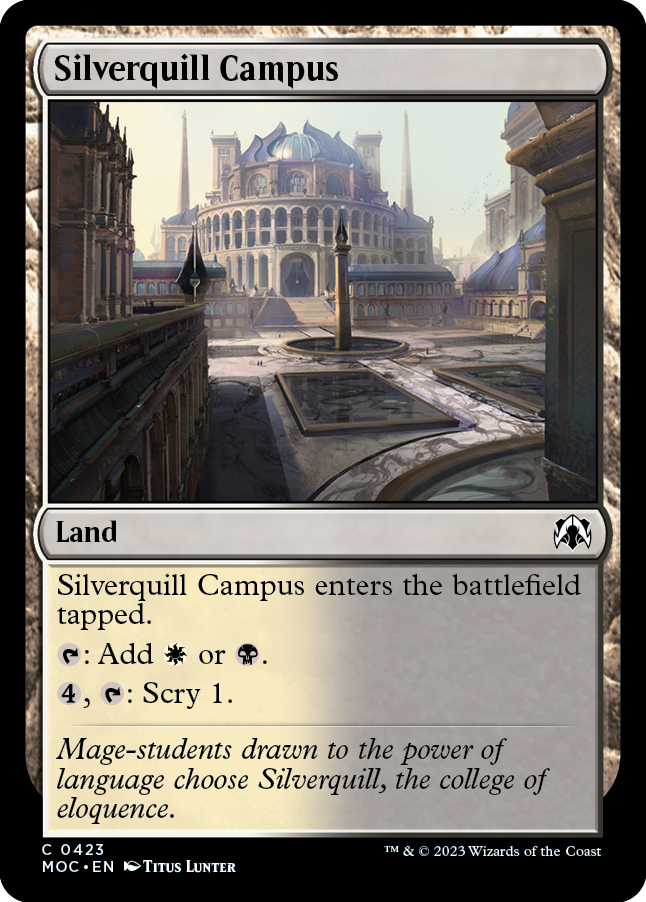 Silverquill Campus [March of the Machine Commander] | Card Citadel