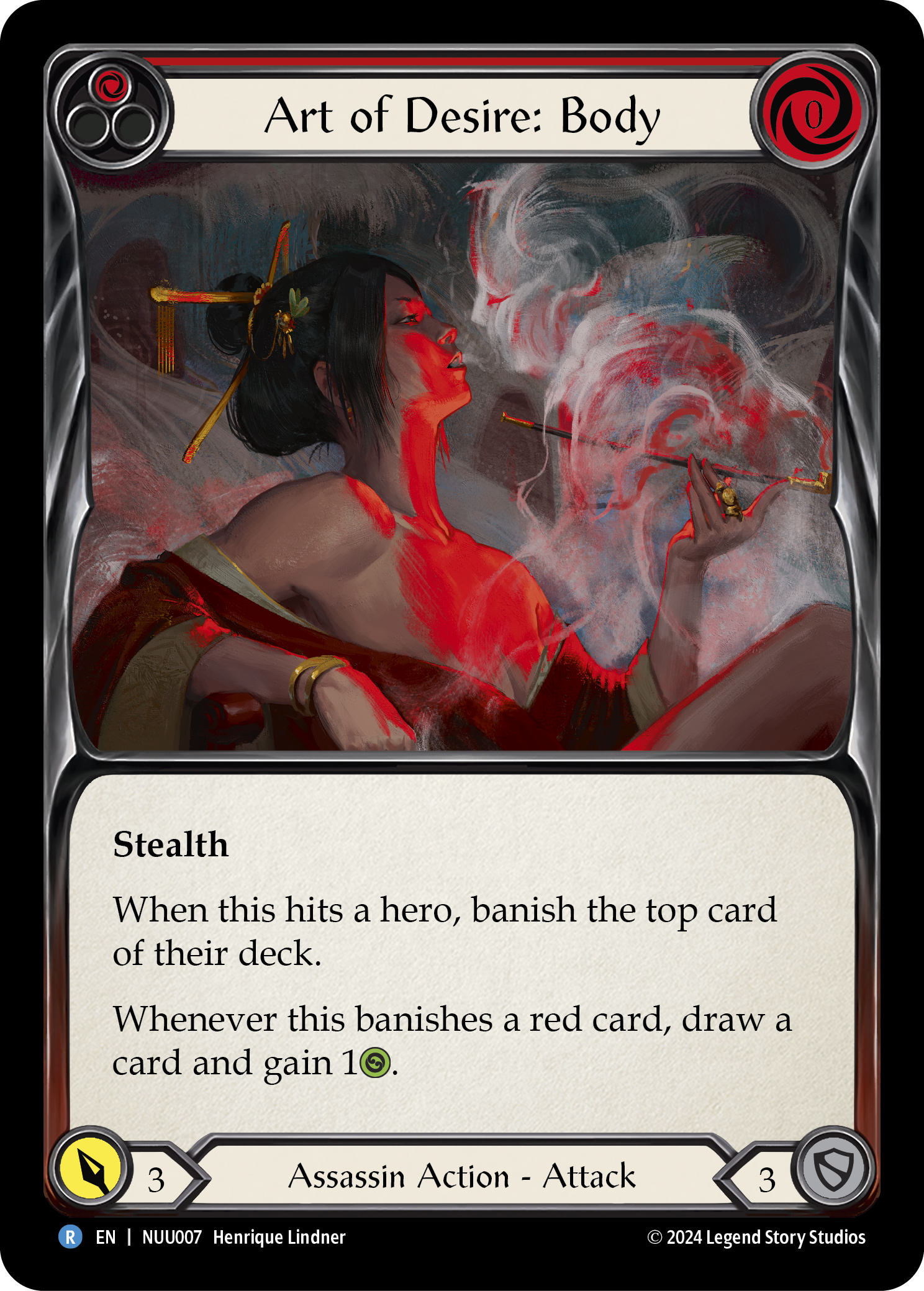 Art of Desire: Body [NUU007] (Part the Mistveil Nuu Blitz Deck) | Card Citadel