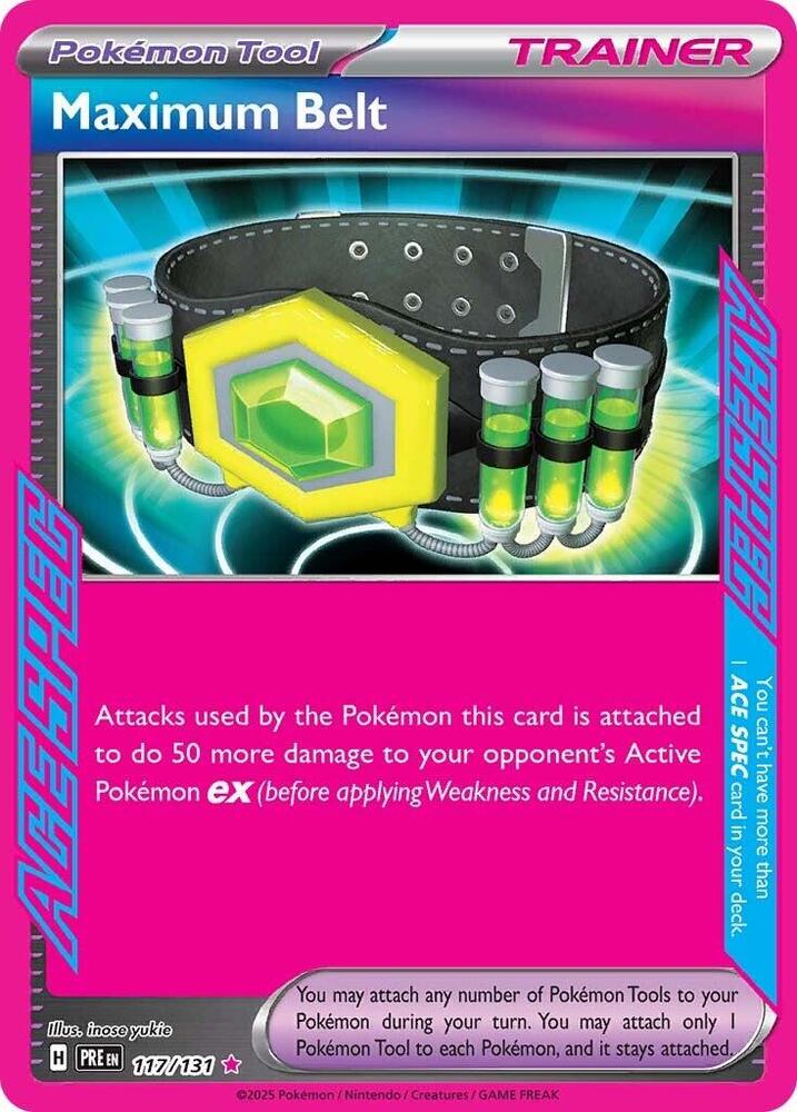 Maximum Belt (117/131) [Scarlet & Violet: Prismatic Evolutions] | Card Citadel