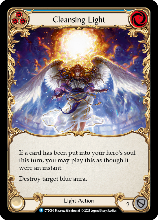 Cleansing Light (Blue) [DTD090] (Dusk Till Dawn)  Rainbow Foil | Card Citadel