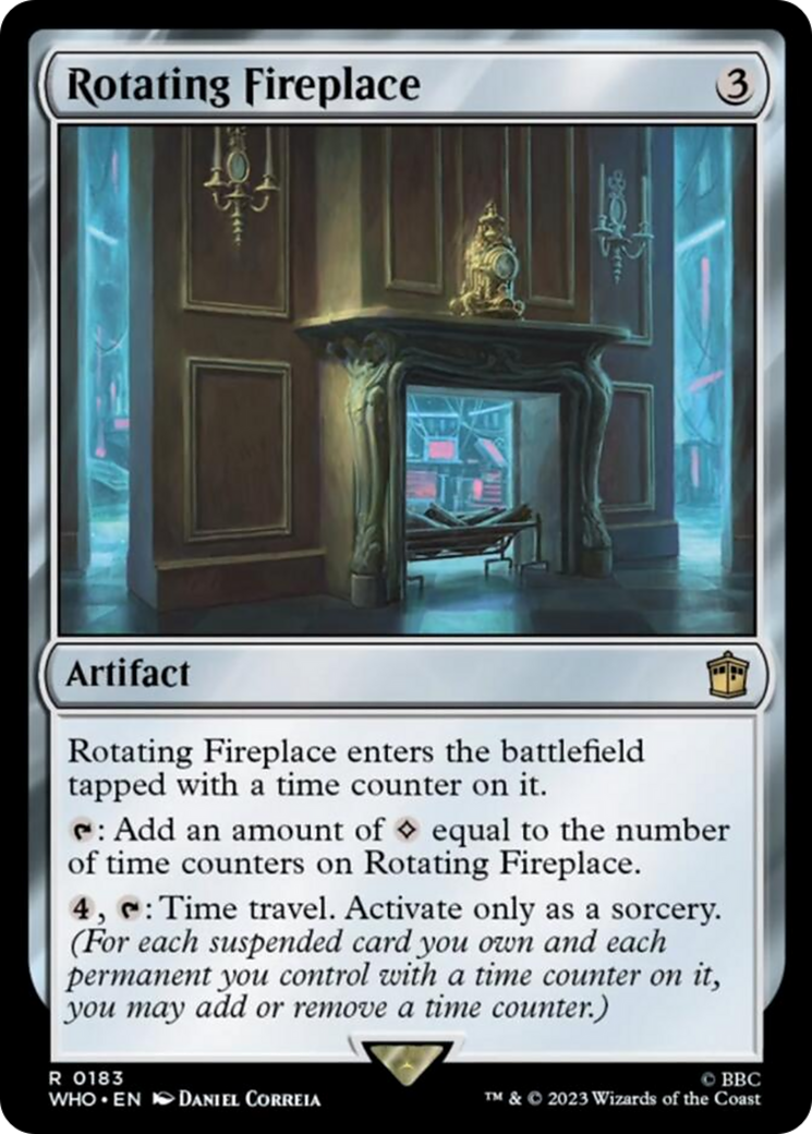 Rotating Fireplace [Doctor Who] | Card Citadel