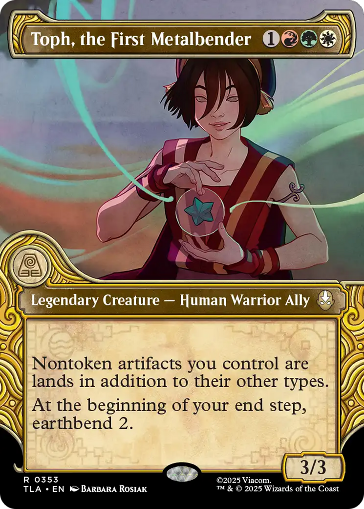 Toph, the First Metalbender (Showcase) [Avatar: The Last Airbender] | Card Citadel