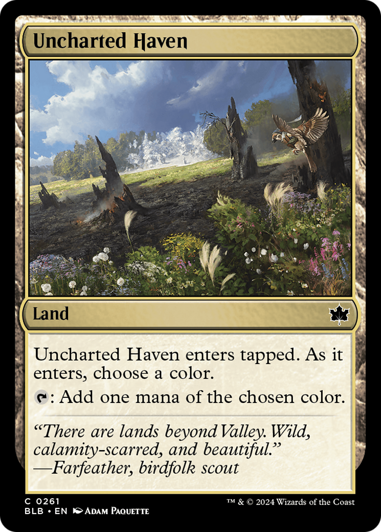 Uncharted Haven [Bloomburrow] | Card Citadel