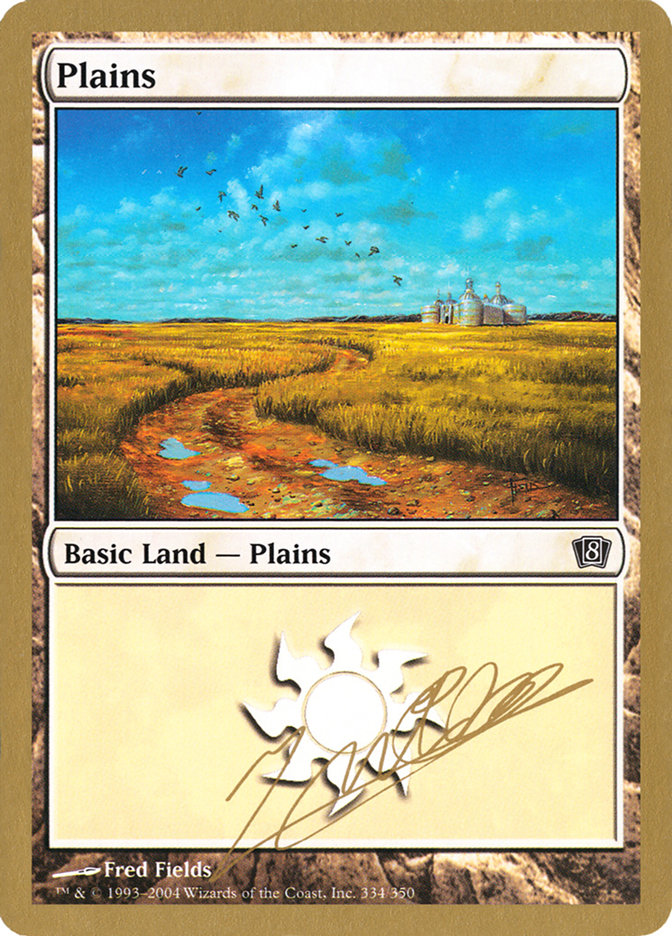 Plains (jn334) (Julien Nuijten) [World Championship Decks 2004] | Card Citadel