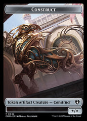 Zombie (0019) // Construct (0042) Double-Sided Token [Commander Masters Tokens] | Card Citadel