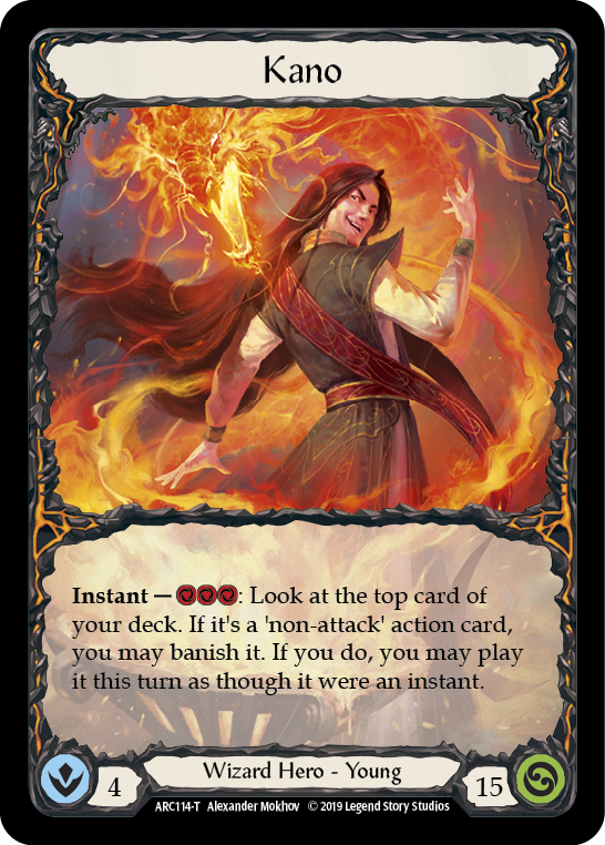 Kano // Nebula Blade [ARC114-T // ARC077-T] (Arcane Rising)  1st Edition Normal | Card Citadel