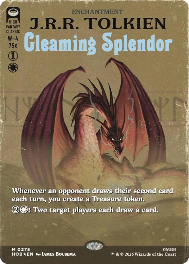 Gleaming Splendor (Borderless) [The Hobbit] | Card Citadel