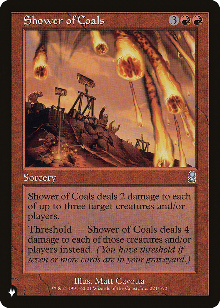 Shower of Coals [The List Reprints] | Card Citadel