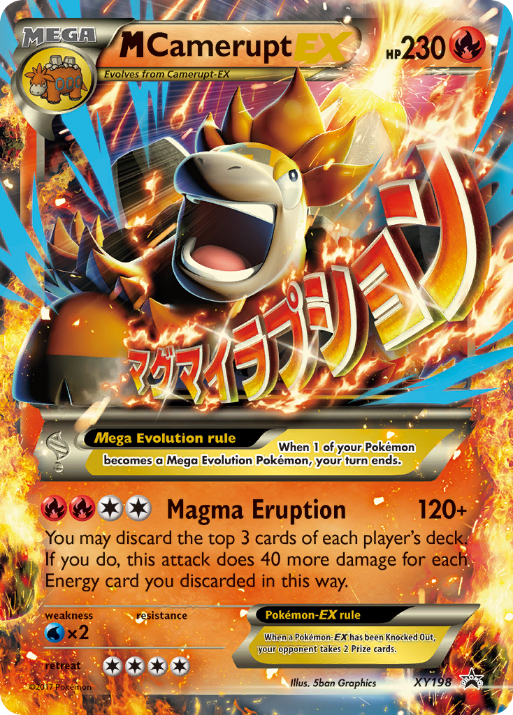 M Camerupt EX (XY198) [XY: Black Star Promos] | Card Citadel