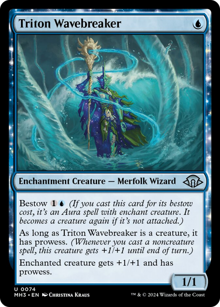 Triton Wavebreaker [Modern Horizons 3] | Card Citadel