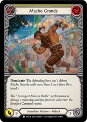 Macho Grande (Yellow) [EVR028] (Everfest)  1st Edition Rainbow Foil | Card Citadel