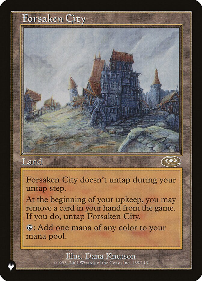 Forsaken City [The List] | Card Citadel