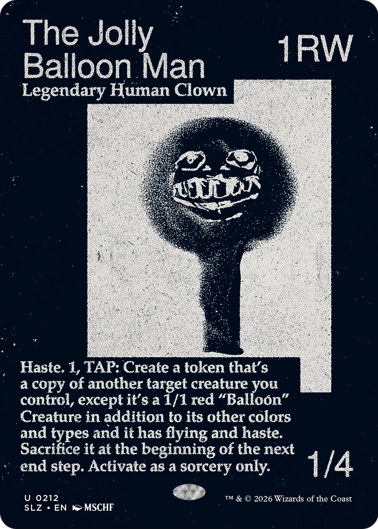 The Jolly Balloon Man (0212) [Secret Lair x MSCHF: The Zeta Set] | Card Citadel