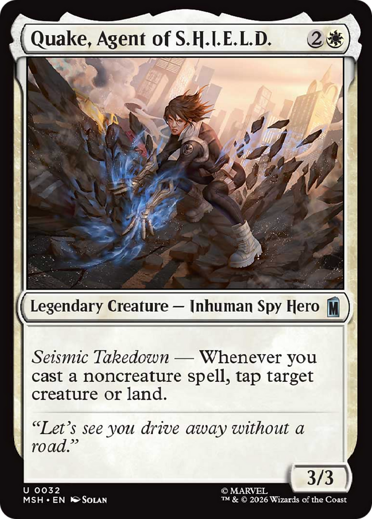 Quake, Agent of S.H.I.E.L.D. [Marvel Super Heroes] | Card Citadel