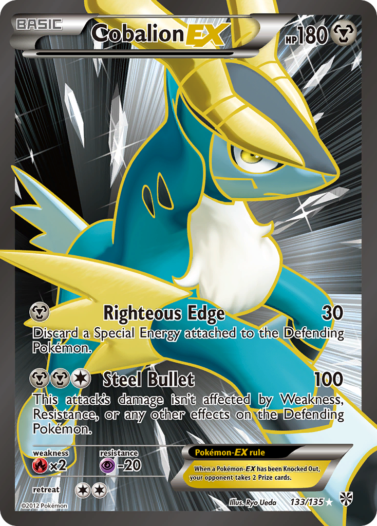 Cobalion EX (133/135) [Black & White: Plasma Storm] | Card Citadel
