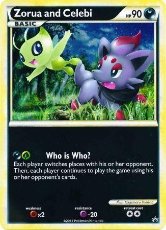 Zorua and Celebi (Jumbo Card) [Miscellaneous Cards] | Card Citadel