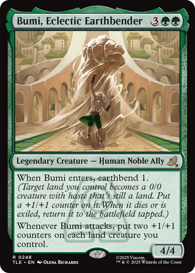 Bumi, Eclectic Earthbender [Avatar: The Last Airbender: Eternal-Legal] | Card Citadel