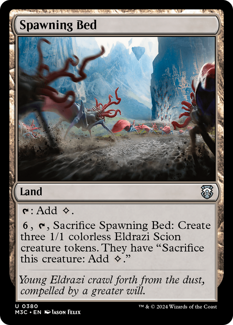 Spawning Bed (Ripple Foil) [Modern Horizons 3 Commander] | Card Citadel