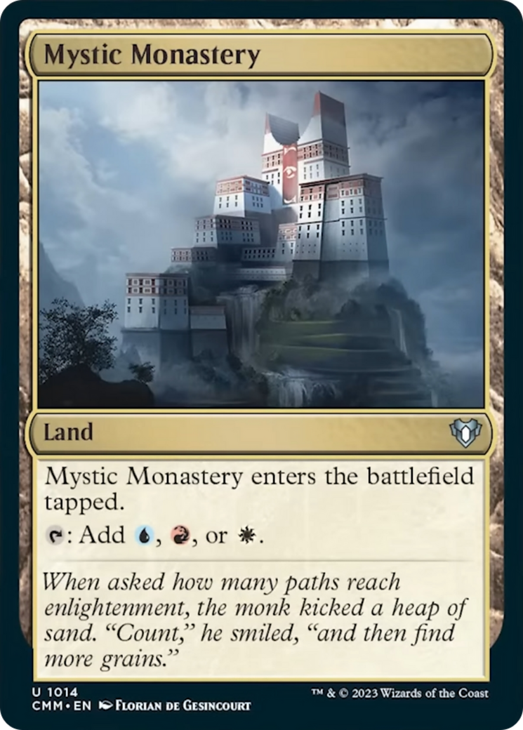 Mystic Monastery [Commander Masters] | Card Citadel
