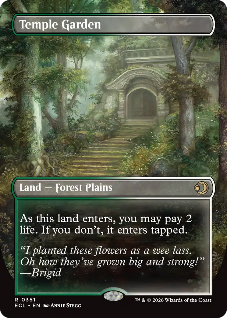 Temple Garden (Borderless) [Lorwyn Eclipsed] | Card Citadel
