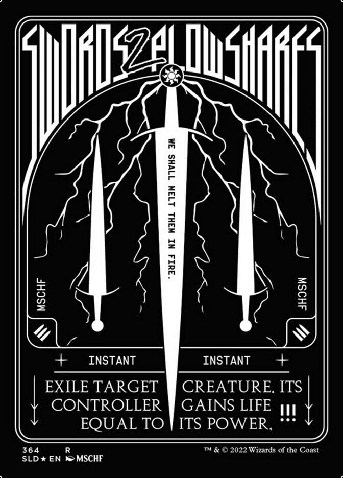 Swords to Plowshares (364) (Foil Etched) [Secret Lair Drop Series] | Card Citadel