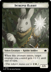 Bat // Intrepid Rabbit Double-Sided Token [Bloomburrow Tokens] | Card Citadel