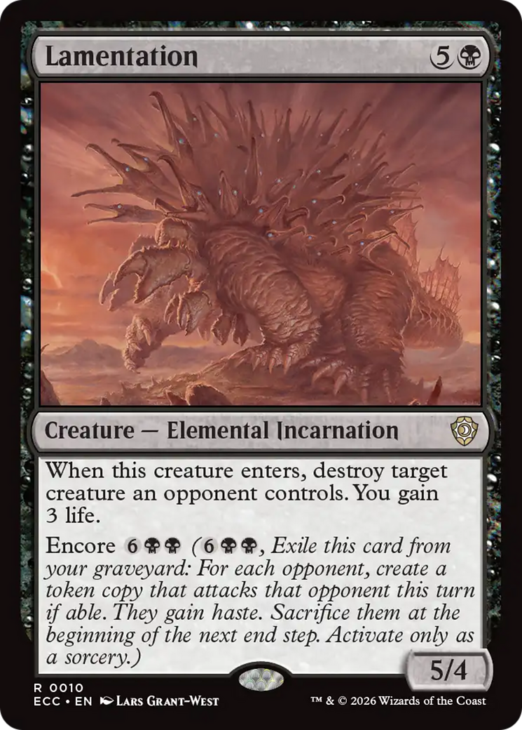 Lamentation [Lorwyn Eclipsed Commander] | Card Citadel