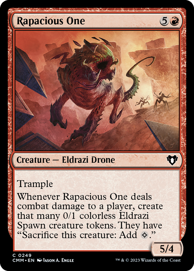 Rapacious One [Commander Masters] | Card Citadel