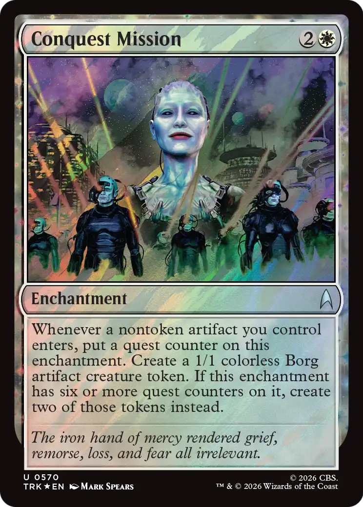 Conquest Mission (Surge Foil) [Star Trek] | Card Citadel