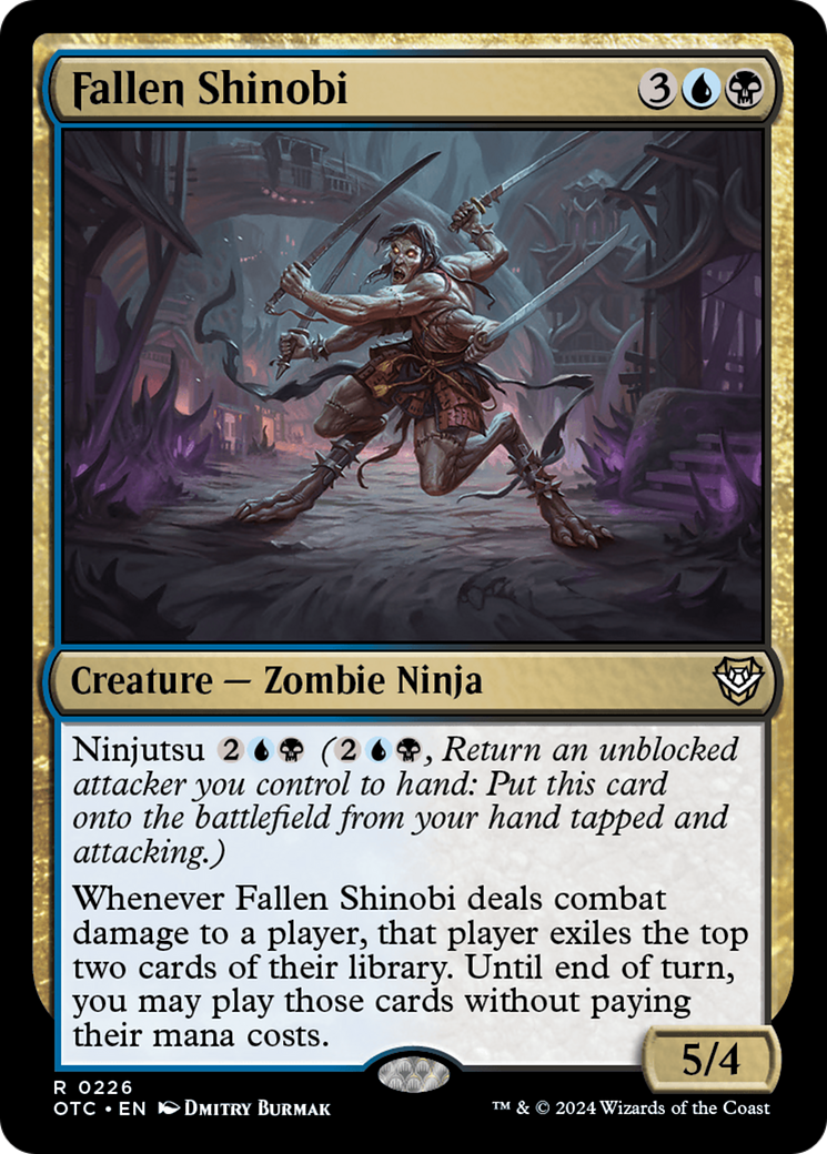 Fallen Shinobi [Outlaws of Thunder Junction Commander] | Card Citadel