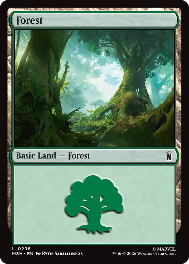 Forest (0296) [Marvel Super Heroes] | Card Citadel